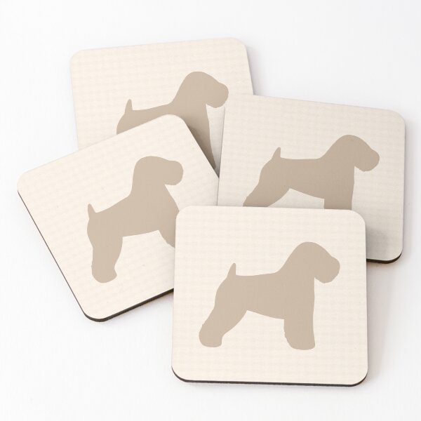 Item preview, Soft Coated Wheaten Terrier Silhouette(s) designed and sold by Jenn Inashvili.