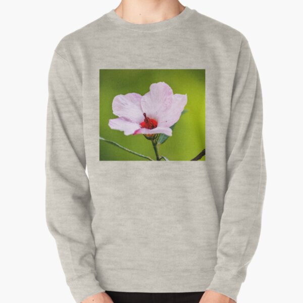 Exotic White Flower Pullover Sweatshirt