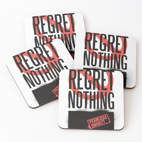 Item preview, Regret Nothing designed and sold by FearlessSociety.