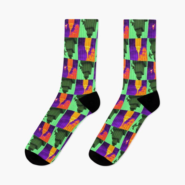 Item preview, Neon Thermal Bats 2 designed and sold by Kristen Lear.