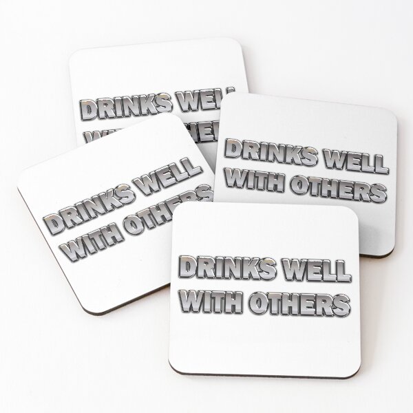 Item preview, Drinks well with others designed and sold by American Artist Designs.