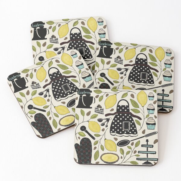 Item preview, Baking Folk Art with Lemons designed and sold by elkstudios.