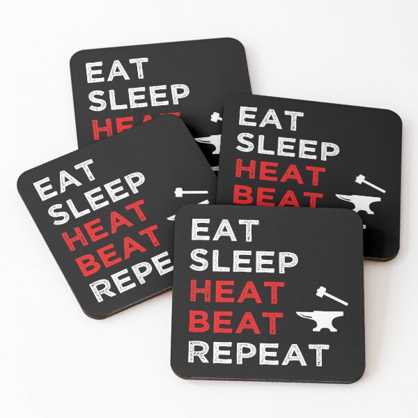 Item preview, Eat Sleep Heat Beat Repeat designed and sold by Cat Lady Designs.