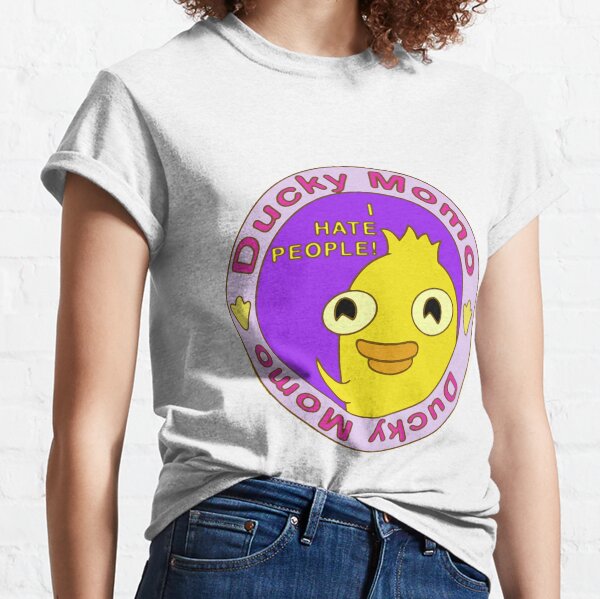 Ducky Momo I Hate People Classic T-Shirt