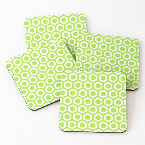 Item preview, LimeGreen Hexagons designed and sold by ImageNugget.