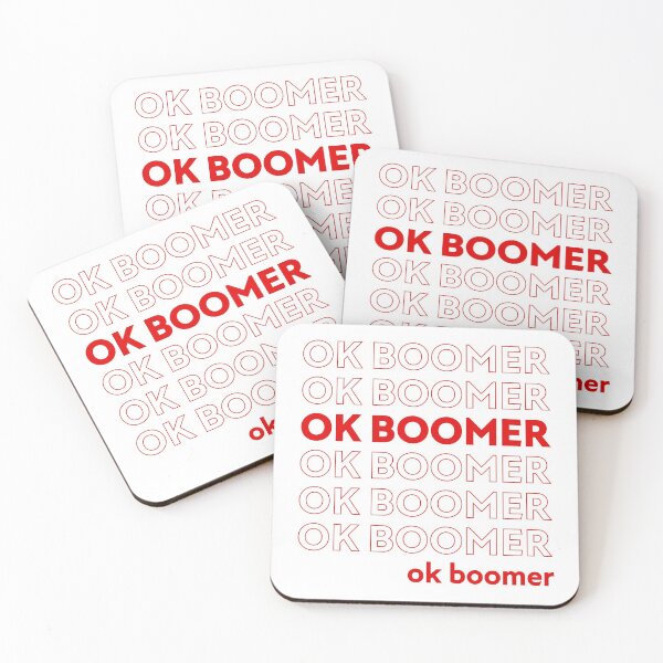 Item preview, ok boomer - grocery bag retro aesthetic designed and sold by cameronbaba.