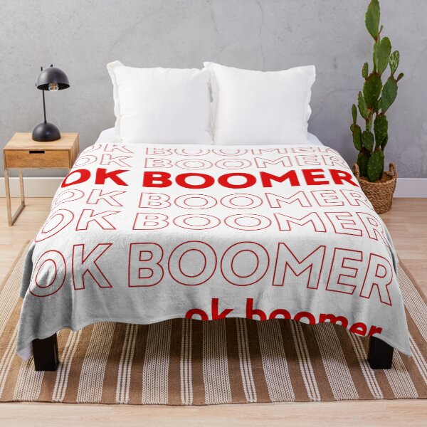 Item preview, ok boomer - grocery bag retro aesthetic designed and sold by cameronbaba.