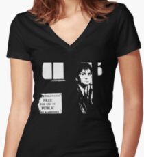 The 10th Doctor Women's Fitted V-Neck T-Shirt