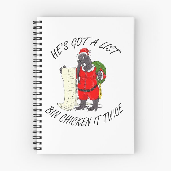 Item preview, Santa Bin Chicken designed and sold by LukeRosenberg.