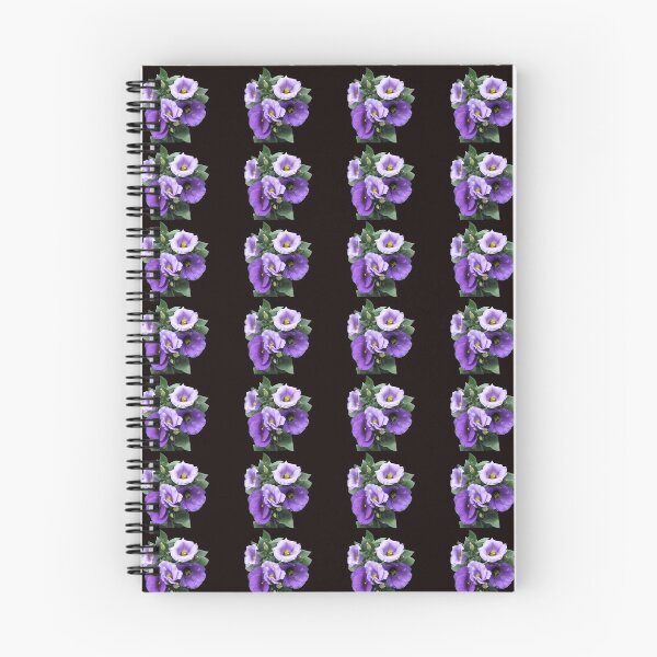 Item preview, Sunlit Purple Lisianthus on Black Background designed and sold by BlueMoonRose.