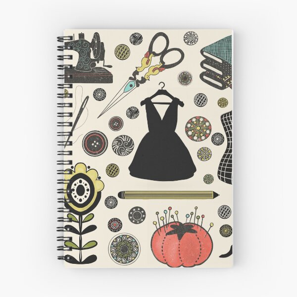 Item preview, Sewing Folk Art with Little Black Dress designed and sold by elkstudios.