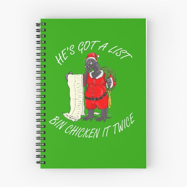 Item preview, Santa Bin Chicken designed and sold by LukeRosenberg.