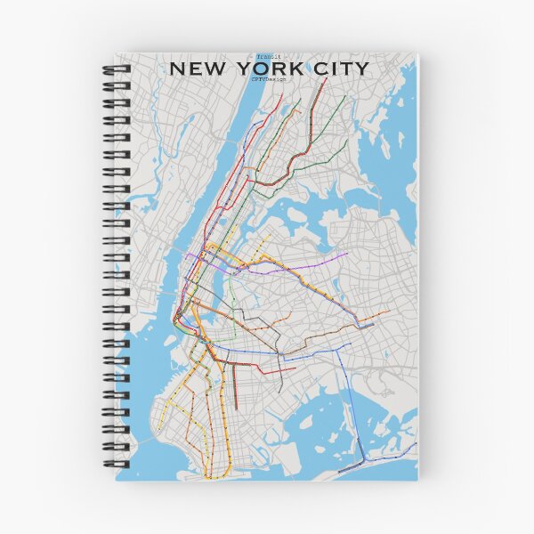 Artikelvorschau, New York City Transit Karte entworfen und verkauft von CPTVDesign.