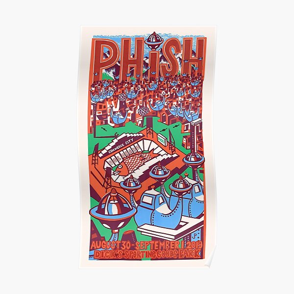 #LIVEPHISH Dicks Sport Goods Park Poster
