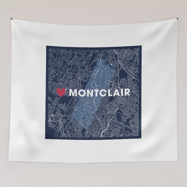 Item preview, Montclair NJ Map Print designed and sold by prettycitymaps.