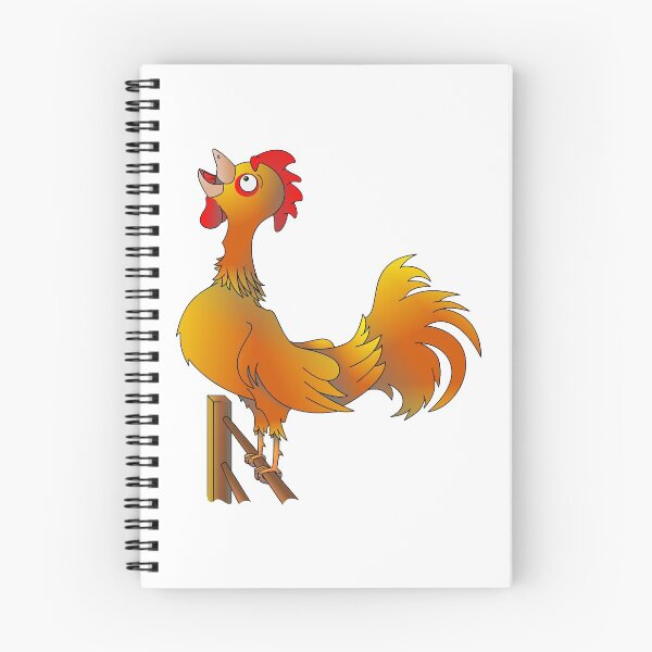 Item preview, Bantam Rooster Crowing Cartoon designed and sold by piedaydesigns.