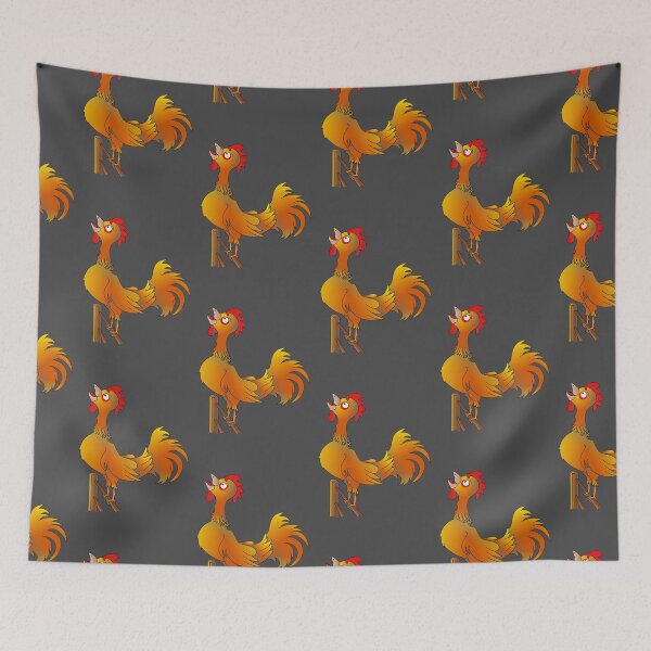 Item preview, Bantam Rooster Crowing Cartoon designed and sold by piedaydesigns.