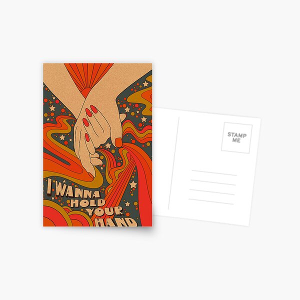 I wanna hold your hand Postcard