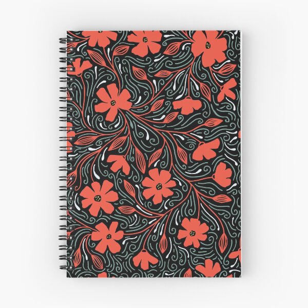 Item preview, Red Floral Array designed and sold by inkblotcreative.