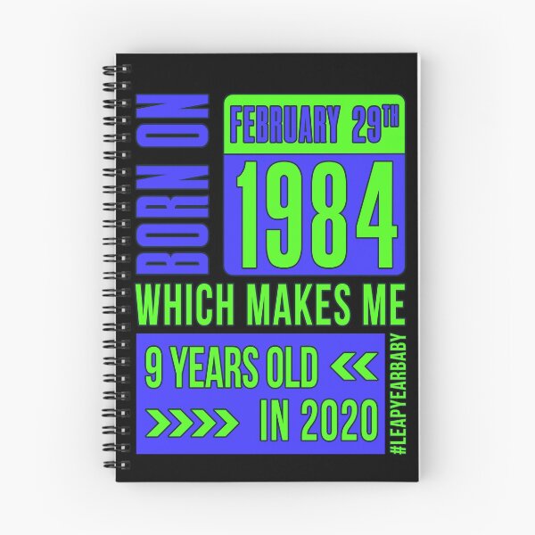 Item preview, 1984 - 84 - 9 Years Old BLUE #leapyearbaby Boys and Mens Funny Leaper Leapling Leap Year Birthday Gifts, Shirts, Tshirts designed and sold by GabiBlaze.