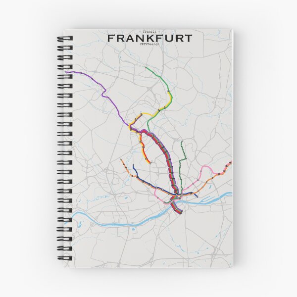 Artikelvorschau, Frankfurt Transit Map entworfen und verkauft von CPTVDesign.