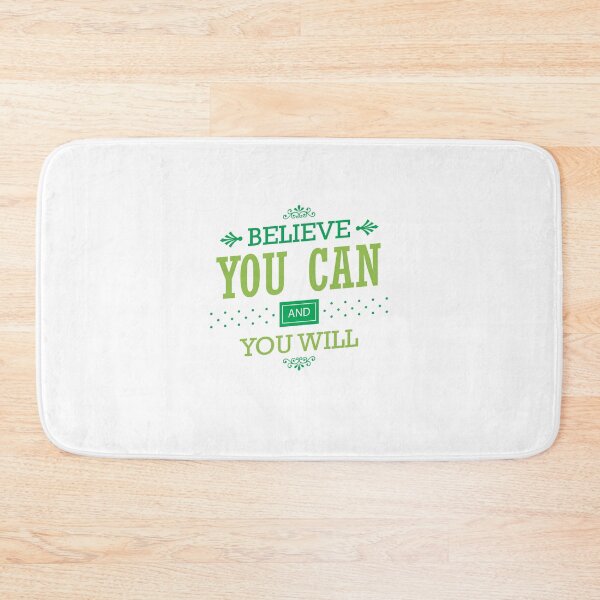 Item preview, Believe You Can and You Will - Inspirational Quote designed and sold by ImageNugget.
