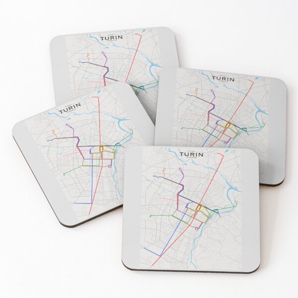 Item preview, Turin Transit Map designed and sold by CPTVDesign.