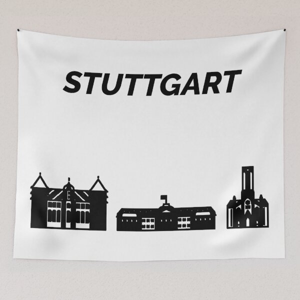 Item preview, Stuttgart Skyline, Germany designed and sold by marosharaf.