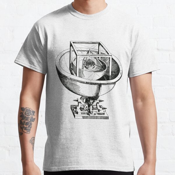 Johannes Kepler model, Radio telescope, illustration, exploration, water, science, vector, design, technology Classic T-Shirt