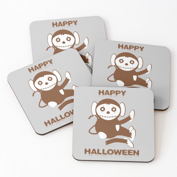 Item preview, Dead Monkey Happy Halloween designed and sold by piedaydesigns.