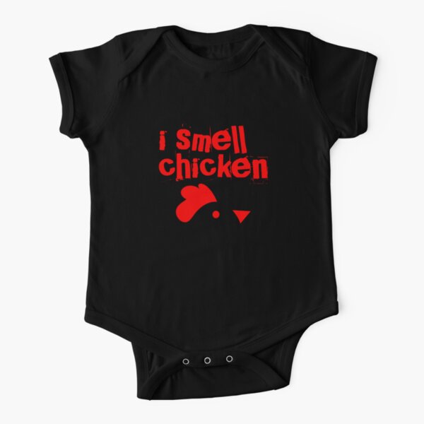 I smell chicken Short Sleeve Baby One-Piece