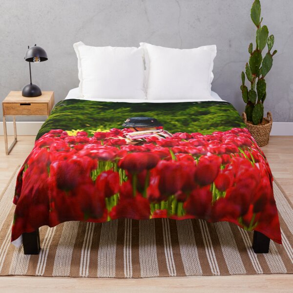 Item preview, Toddler in a Sea of Tulips designed and sold by Yannik Hay.