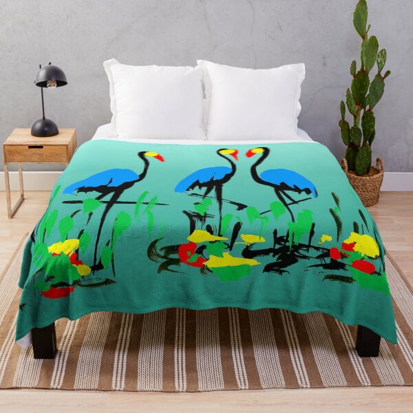 Item preview, Three colorful African cranes. designed and sold by Squirrox.