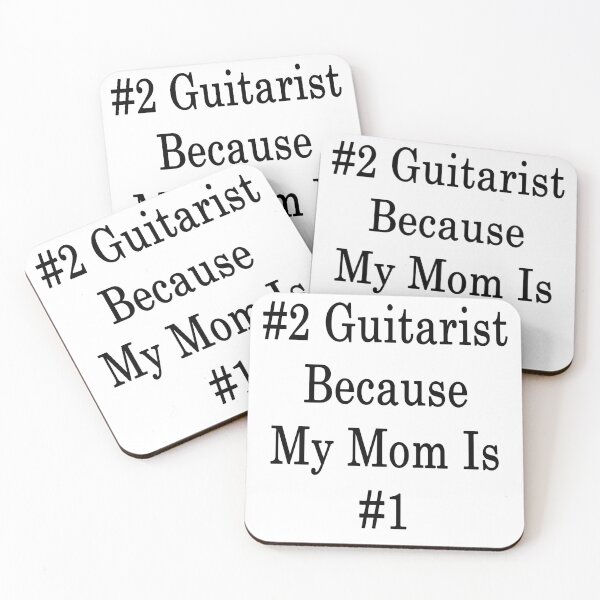 Item preview, #2 Guitarist Because My Mom Is #1 designed and sold by supernova23.