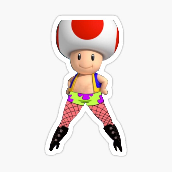 Sexy Toad Sticker.