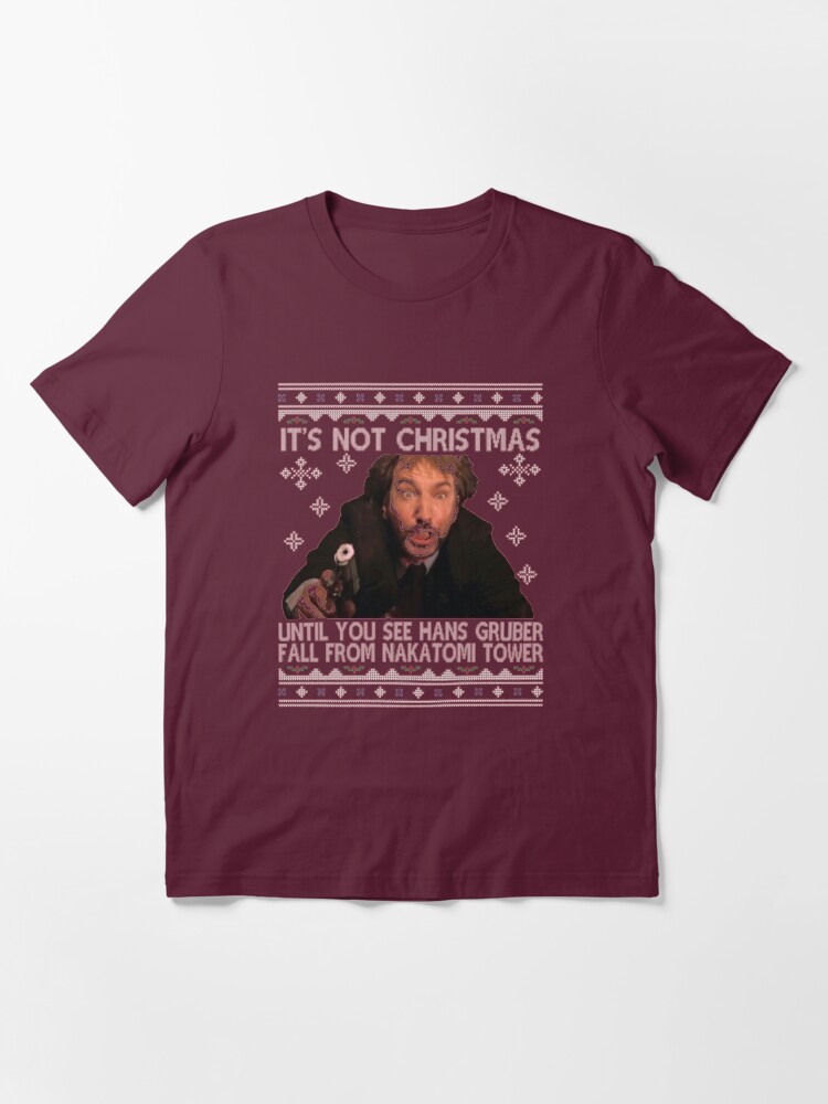 hans gruber ugly christmas sweater