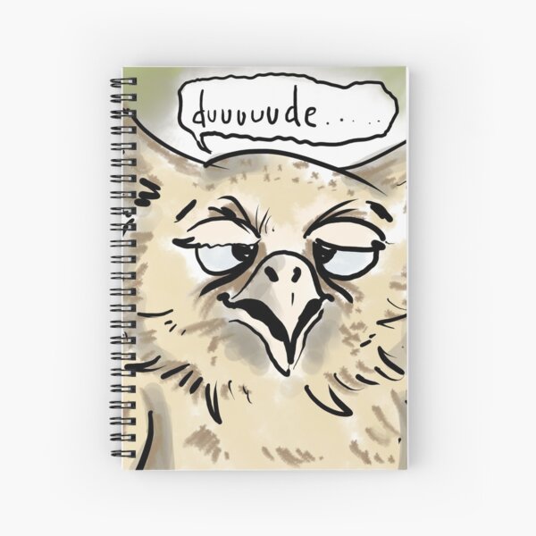 Stoned Owl Spiral Notebook