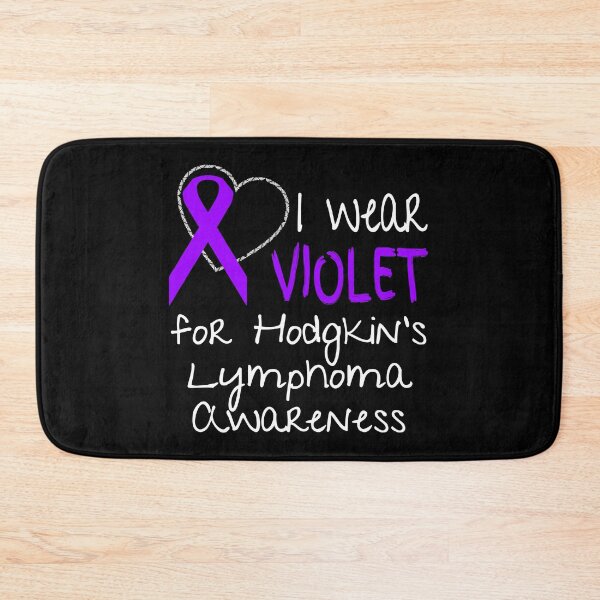 Item preview, I Wear Violet For Hodgkins Lymphoma Awareness Ribbon print designed and sold by nikkidawn74.