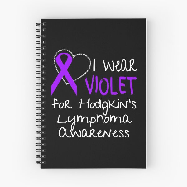 Item preview, I Wear Violet For Hodgkins Lymphoma Awareness Ribbon print designed and sold by nikkidawn74.