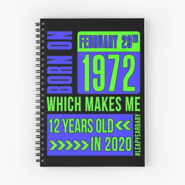 Item preview, 1972 - 72 - 12 Years Old BLUE #leapyearbaby Boys and Mens Funny Leaper Leapling Leap Year Birthday Gifts, Shirts, Tshirts designed and sold by GabiBlaze.