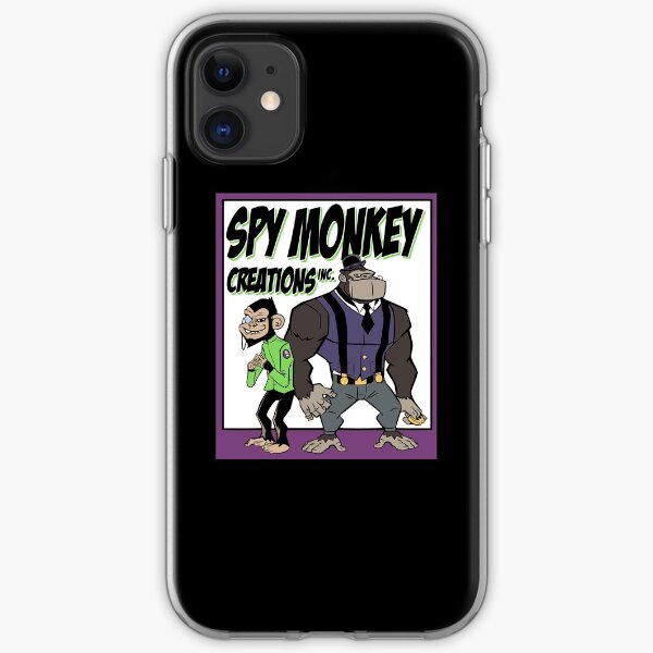 Spy Monkey Creations Inc Logo! iPhone Soft Case