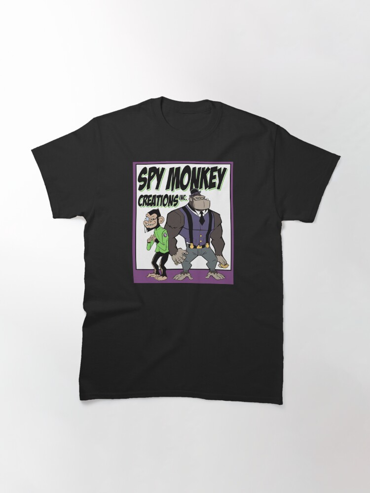 Thumbnail 3 of 7, Classic T-Shirt, Spy Monkey Creations Inc Logo! designed and sold by spymonkey.
