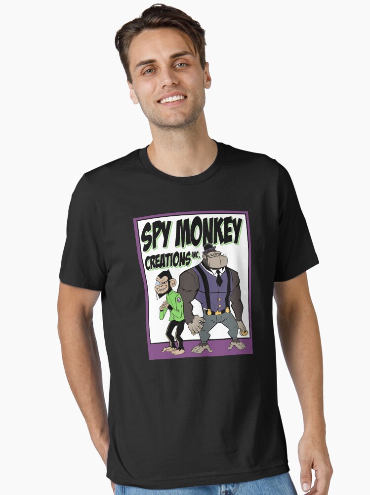 Thumbnail 1 of 7, Essential T-Shirt, Spy Monkey Creations Inc Logo! designed and sold by spymonkey.