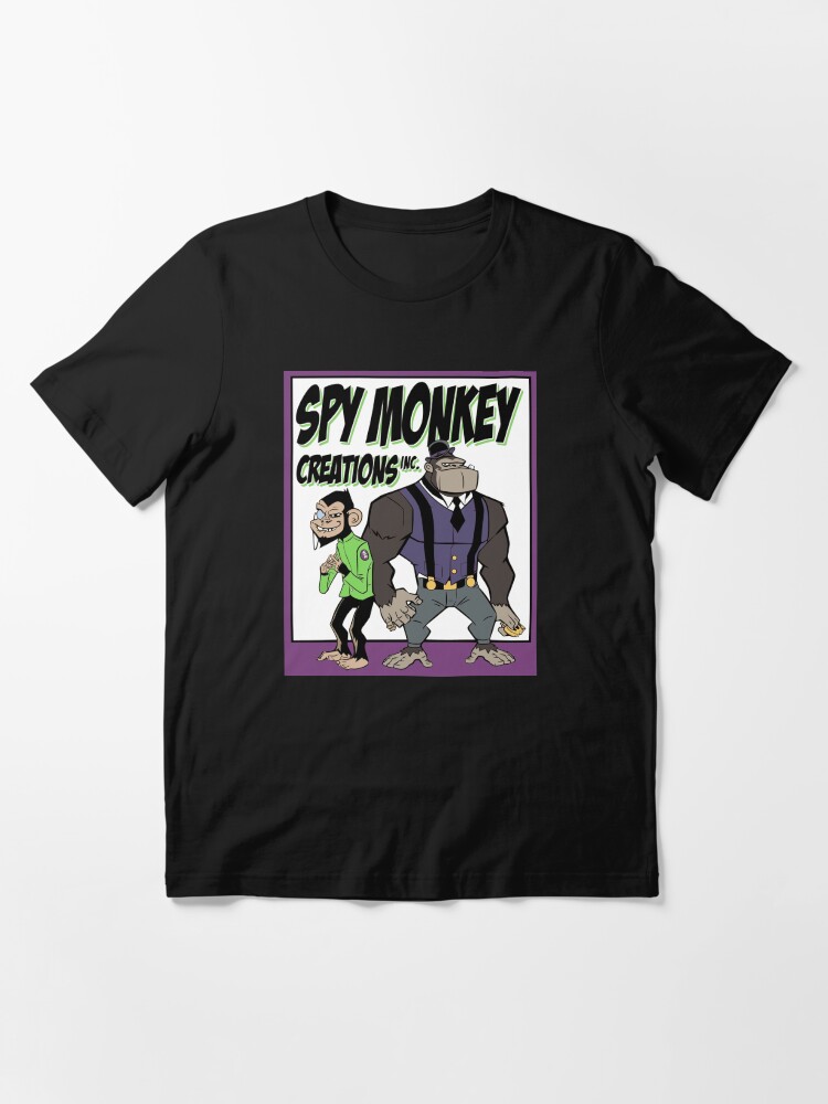 Thumbnail 3 of 7, Essential T-Shirt, Spy Monkey Creations Inc Logo! designed and sold by spymonkey.