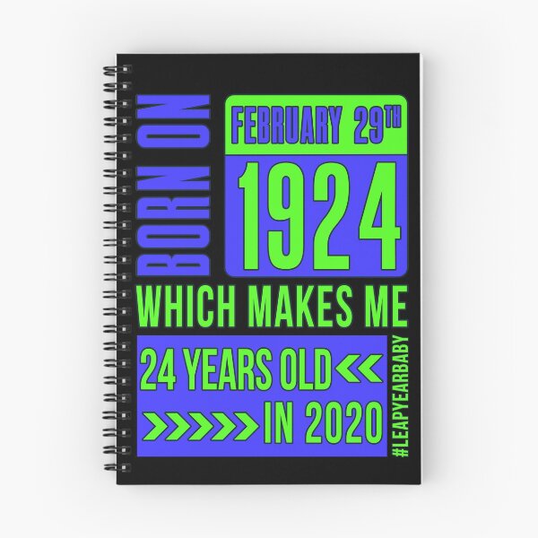 Item preview, 1924 - 24 - 24 Years Old BLUE #leapyearbaby Boys and Mens Funny Leaper Leapling Leap Year Birthday Gifts, Shirts, Tshirts designed and sold by GabiBlaze.