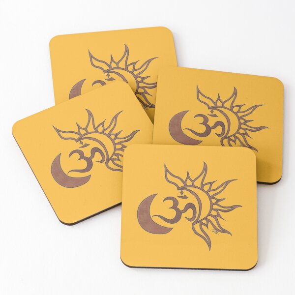 Item preview, Celestial Om on Saffron designed and sold by ArtByDrax.