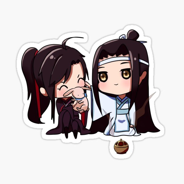 Smol! Lan Zhan y Wei Ying 3 Pegatina