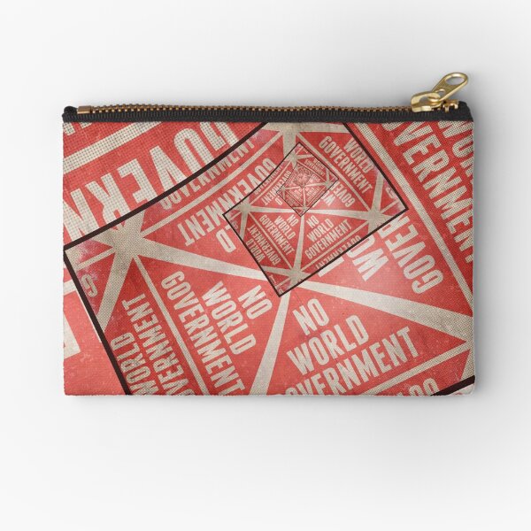 No World Government Zipper Pouch