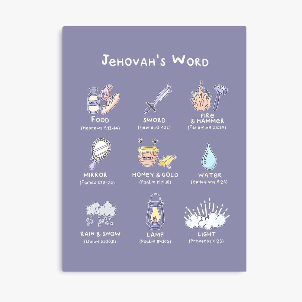 Jehovah S Word Comparison Photographic Print By Jenielsondesign Redbubble