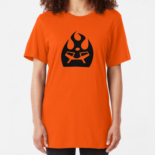 Lava Strike Force Emblem - Black Slim Fit T-Shirt